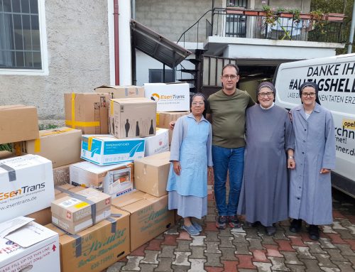 Pressemitteilung der Spendenaktion nach Albanien